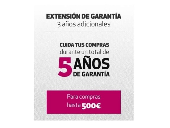 Extensão de Garantia até 500€